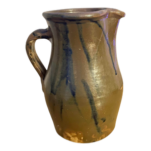 Circa 1950 Stoneware Pottery Pitcher