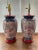 Contemporary Vintage Set of 2 Chinoiserie Table Lamps - Ginger Jar Lamps - Floral Porcelain Ceramic For Sale - Image 3 of 11