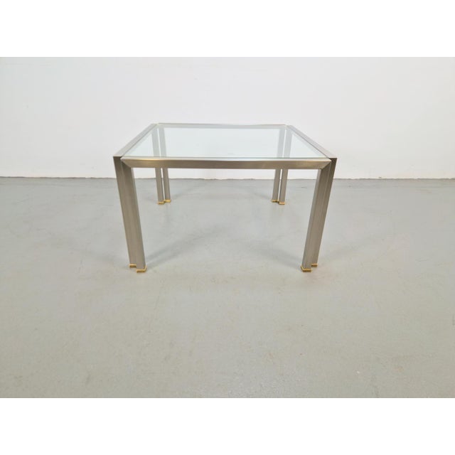 Peter Ghyczy Regency T28 Coffee Table in Brass and Glass from Peter Ghyczy, 1970s For Sale - Image 4 of 18