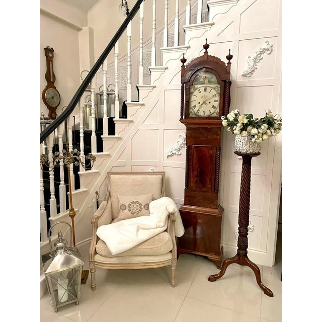 Antique George III Mahogany Longcase Clock by Dan Williams for Crickhowell For Sale - Image 15 of 18