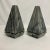1980s Vintage Italian Contemporary Modern Marble Pyramid Obelisk - A Pair For Sale - Image 6 of 8