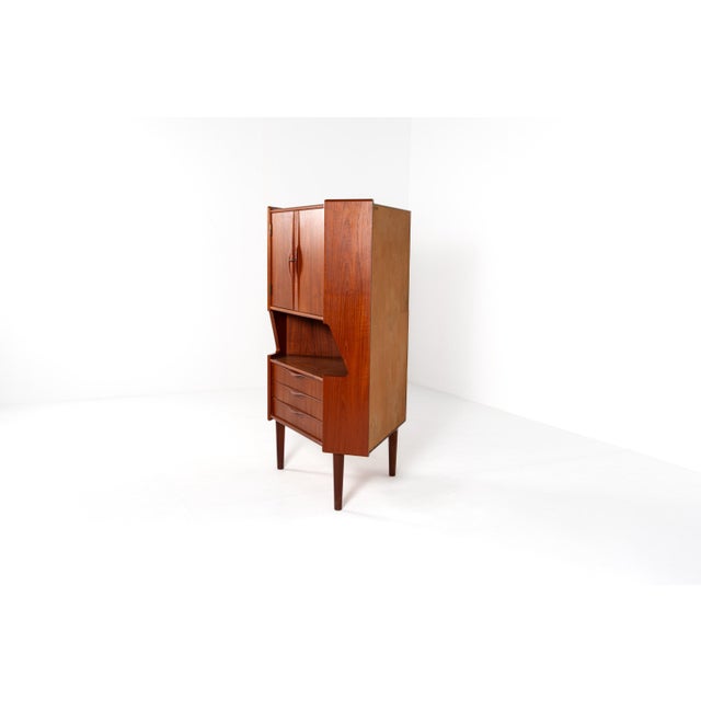 Vintage Danish Teak Cabinet with Drawer, 1960s For Sale - Image 6 of 17