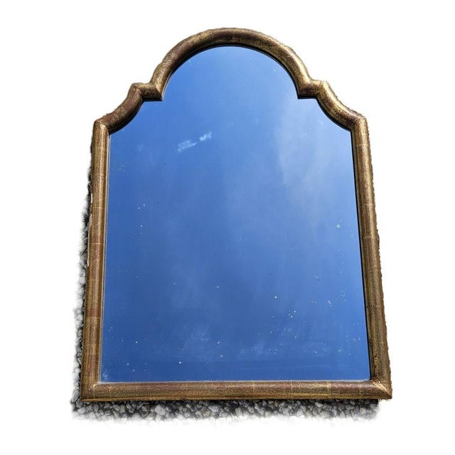 Large Antique French Gendarmes-Shaped Gilded Wood Mirror, 1890s For Sale - Image 9 of 9