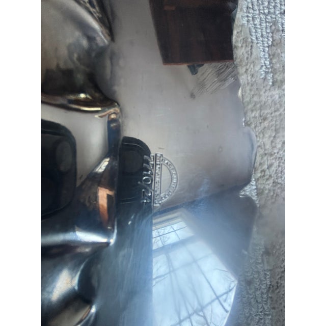 Barbour Silver Plate Wine Serving Tray For Sale - Image 10 of 16