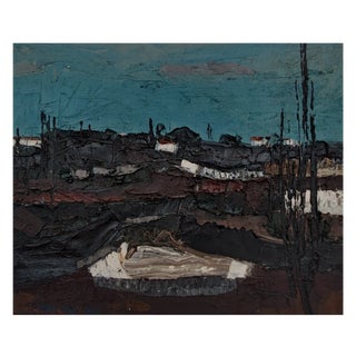 Robert Mychre, Composition, 1963, Oil on Canvas, Framed For Sale