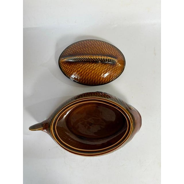 1970s Ceramic Fish-Shaped Trinket Dish, 1970s For Sale - Image 5 of 13