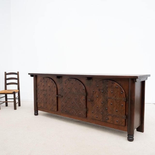 Mid-Century Modern Mid-Century Modern French Sideboard, 1950s For Sale - Image 3 of 8