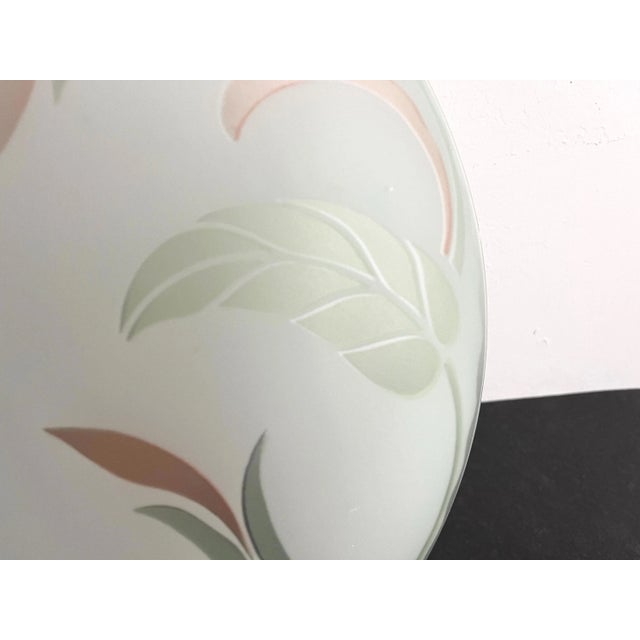 1940s Art Nouveau Leafy Ceiling Light For Sale - Image 9 of 18