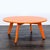2010s Room & Board Emmet Orange Outdoor Rocking Chair Pair and Table Set For Sale - Image 5 of 9