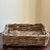 Farmhouse Late-20th Century Thick Willow Storage Tray Basket For Sale - Image 3 of 11