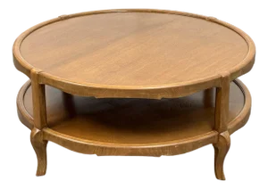 Mid 20th Century French Provincial Style Oval Coffee Table
