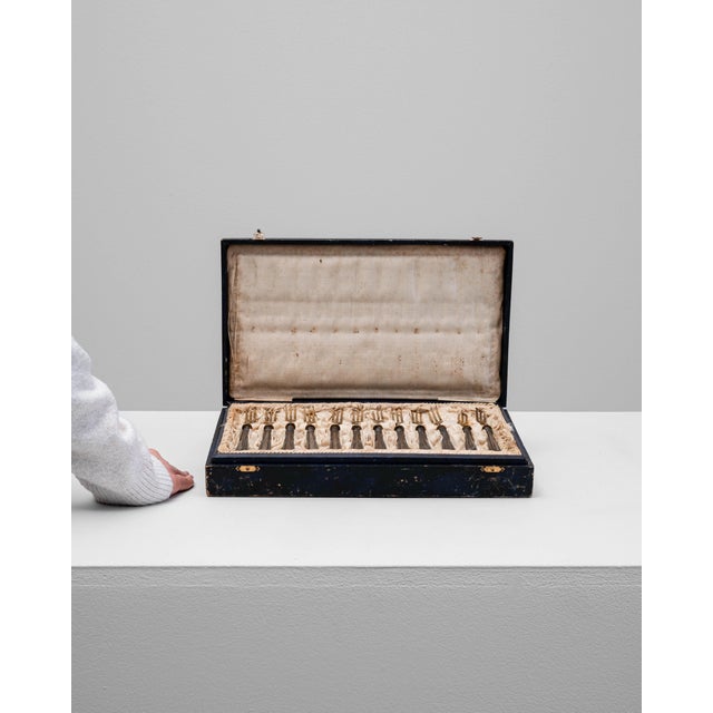 19th Century 19th Century French Silver Plated Forks - Set of 12 For Sale - Image 5 of 18