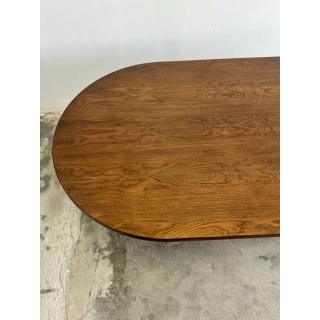 Dining Table With Cylindrical Pedestals For Sale In Los Angeles - Image 6 of 10