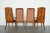 Vintage Attributed to Hickory Manufacturing Co. Burl Wood Dining Chairs (Set of 8) For Sale - Image 9 of 18