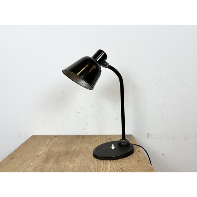 Vintage 1930s bur model 2700 table lamp designed by famous bauhaus designer christian dell for bur bunte & remmler...