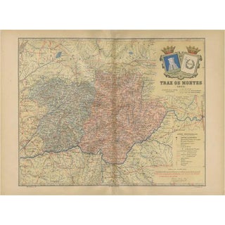 Map of Portugals Hidden Province, 1903 For Sale