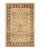 Ivory Mogul, One-of-a-Kind Hand-Knotted Area Rug in Ivory, 6' 1" x 9' 2" For Sale - Image 8 of 8
