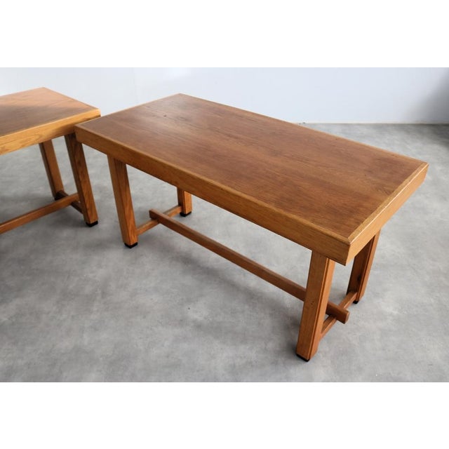 Art Deco Conference Table in Oak, 1930s For Sale - Image 9 of 11