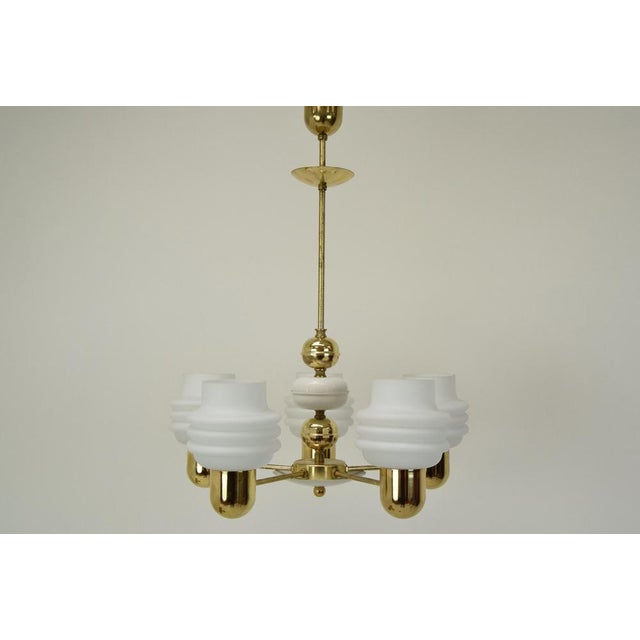 Mid-Century Chandelier from Kamenicky Senov, 1970s For Sale - Image 6 of 16