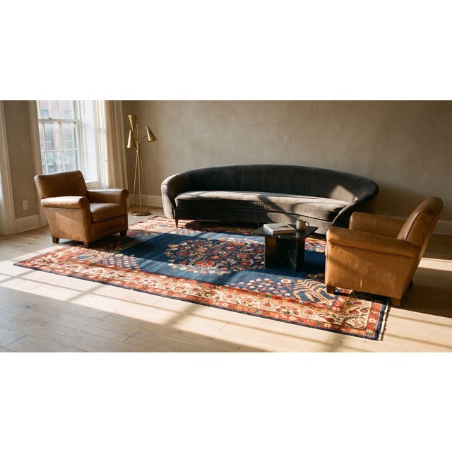 Red Late 19th Century N.W. Persian Carpet ( 6'6" x 8'9" - 198 x 267 ) For Sale - Image 8 of 9