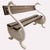 Gold Cast Iron and Wood Swan Garden Bench, France, 1950s For Sale - Image 8 of 8