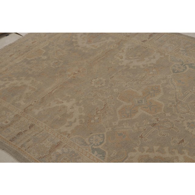2010s Rug & Kilim’s Khotan Rug in an All Over Beige-Brown Floral Pattern For Sale - Image 5 of 8