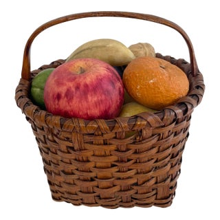 Vintage Italian Alabaster Stone Fruit -Set of 15 For Sale