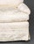 Contemporary White Silk Damask Upholstered Easy Chairs, Pair For Sale - Image 3 of 6