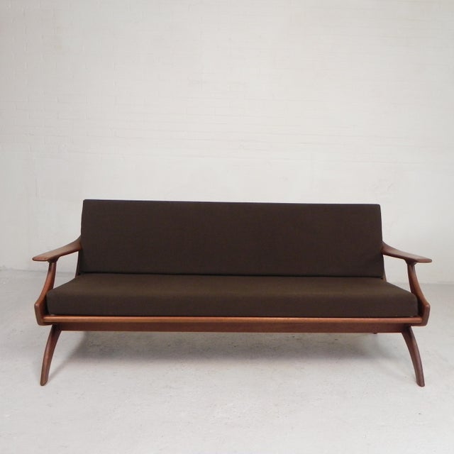 Mid-Century Modern Teak Three-Seater Sofa from De Ster Geldermalsen, Gelderland, 1960s For Sale - Image 3 of 18