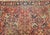 Red Antique Persian Heriz Serapi Rug, Hand-Knotted Wool, All-Over Geometric Pattern, Brick & Navy, 8x9 For Sale - Image 8 of 15