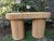 Vintage Deco Rattan Stick Console Table For Sale - Image 9 of 10