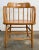 Vintage rustic mid-century era saloon style captain's chair with bentwood back and arms and turned wood spindles. Original...