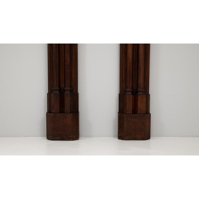 19th Century French Wooden Columns With Original Patina - A Pair For Sale - Image 11 of 18