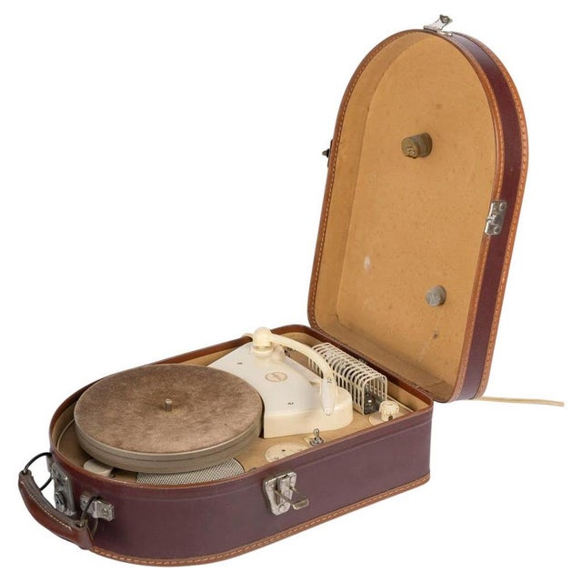 20th Century Portable Record Player For Sale - Image 8 of 8