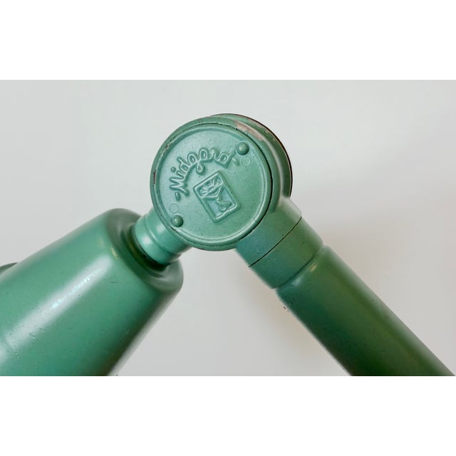Green Industrial Workshop Desk Lamp by Curt Fischer for Midgard, 1950s For Sale - Image 6 of 18
