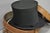 Antique Victorian Brown Leather Travel Case Hat Box W/ Miller of Ny Silk Top Hat For Sale - Image 4 of 18