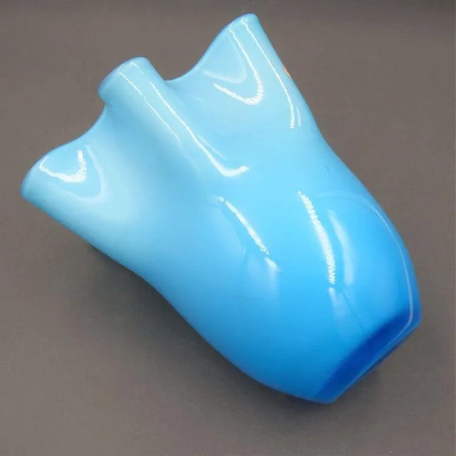 Glass Vase by Anchor Iversen. Denmark, 1960s, in Flawless conditions. Designed 1960 to 1969 This piece has an attribution...