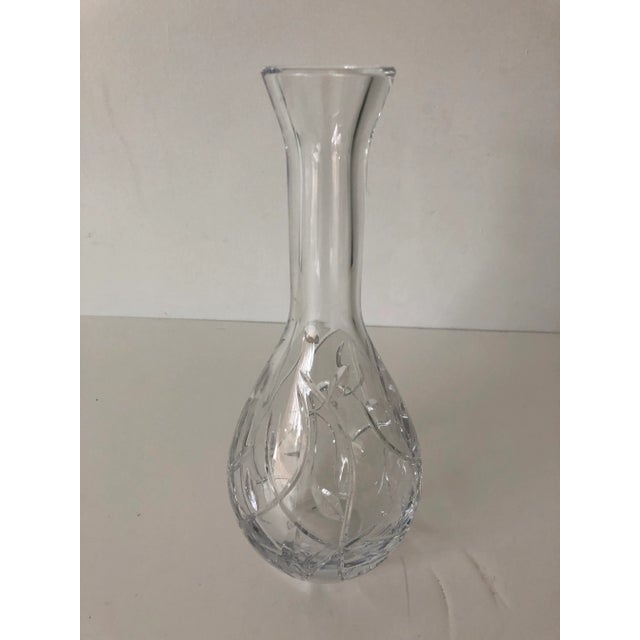 1980s Waterford Cut Crystal Carafe Marquis 12”Tall For Sale - Image 5 of 5