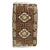 Mini Vintage Brown Turkish Rug For Sale