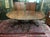 Wood Vintage Colonial Style Dining Table, Two Leaves For Sale - Image 7 of 16
