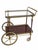 Brass and Wood Bar Trolley by Maison Jansen, France, 1940s For Sale - Image 9 of 9