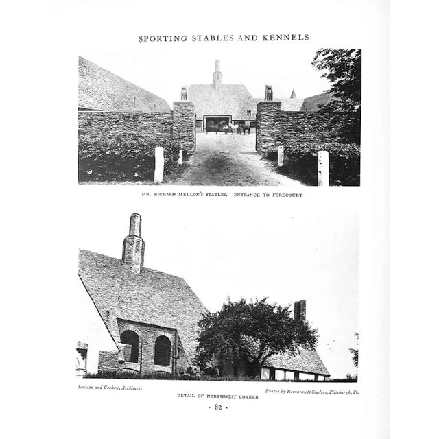 "Sporting Stables & Kennels" Book 1935 Gambrill, Richard v.n. And Mackkenzie James C. For Sale In New York - Image 6 of 12