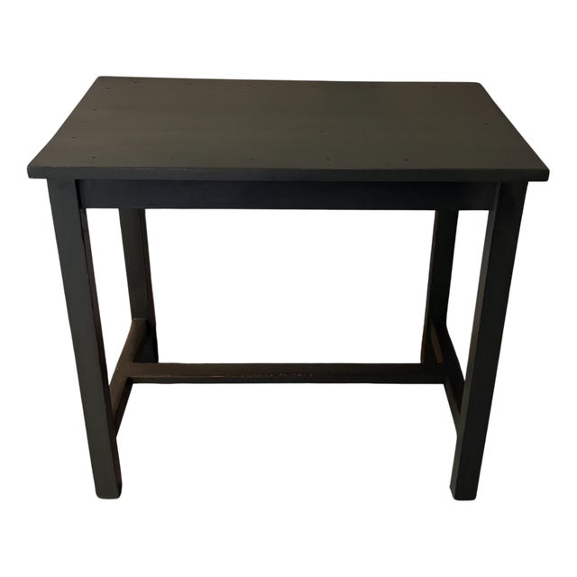 Side Table in Green Patinated Bronze For Sale