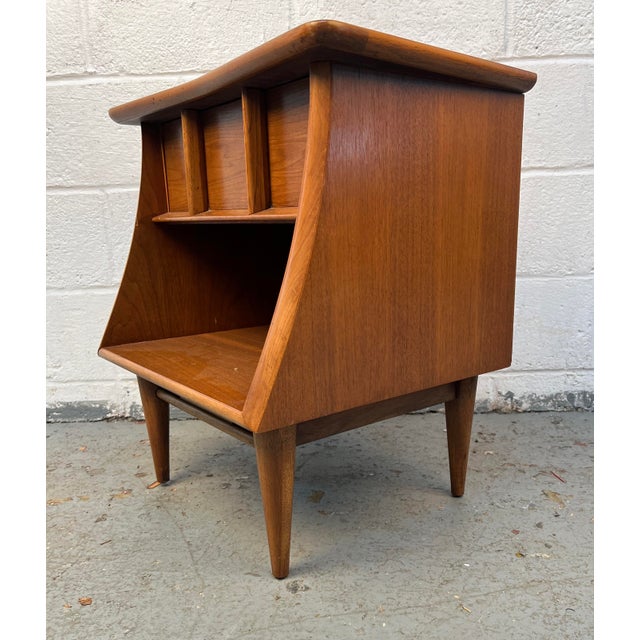Mid-Century Modern Kent Coffey "Eloquence" Mid-Century Walnut Night Stand For Sale - Image 3 of 13