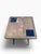 Vintage Stitched Leather and Rattan Gueridon by Jacques Adnet, 1950s For Sale - Image 10 of 12