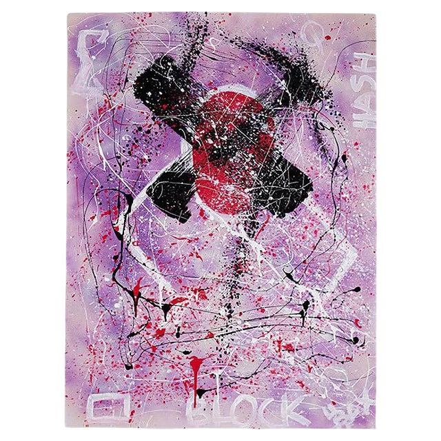 Bomberbax, Painting, 2021, Mixed Media on Canvas For Sale