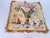French Aubusson Style Tapestry Pillow with Silk Velvet Backing For Sale - Image 11 of 15
