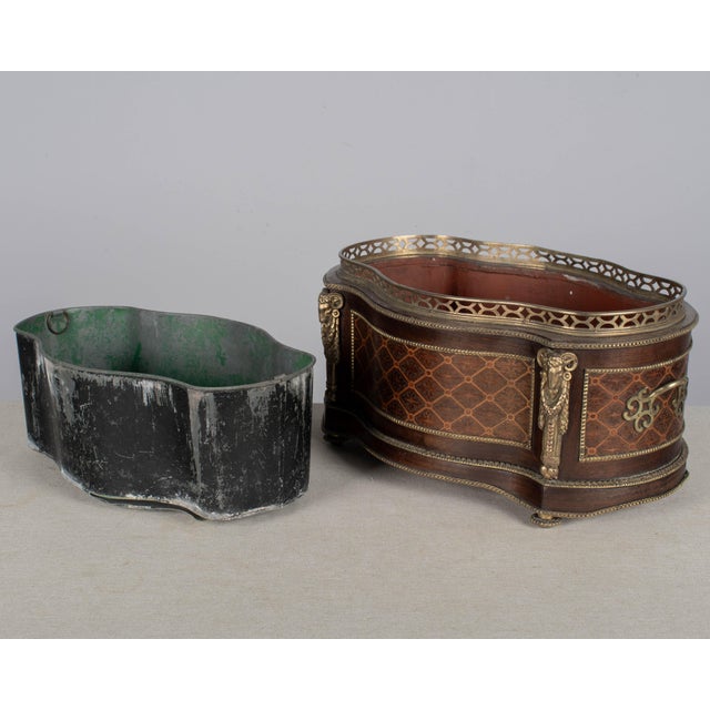 Brown 19th Century French Napoleon III Jardinière or Cachepot For Sale - Image 8 of 10