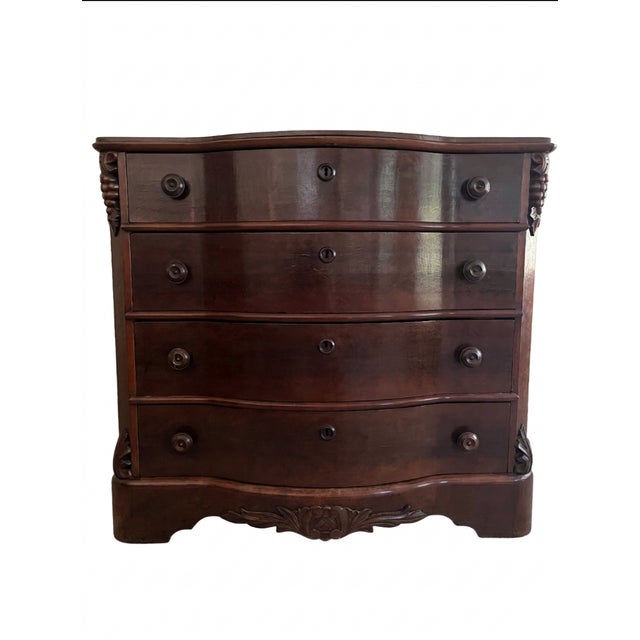 Antique English Oak Chest of Drawers For Sale - Image 12 of 12