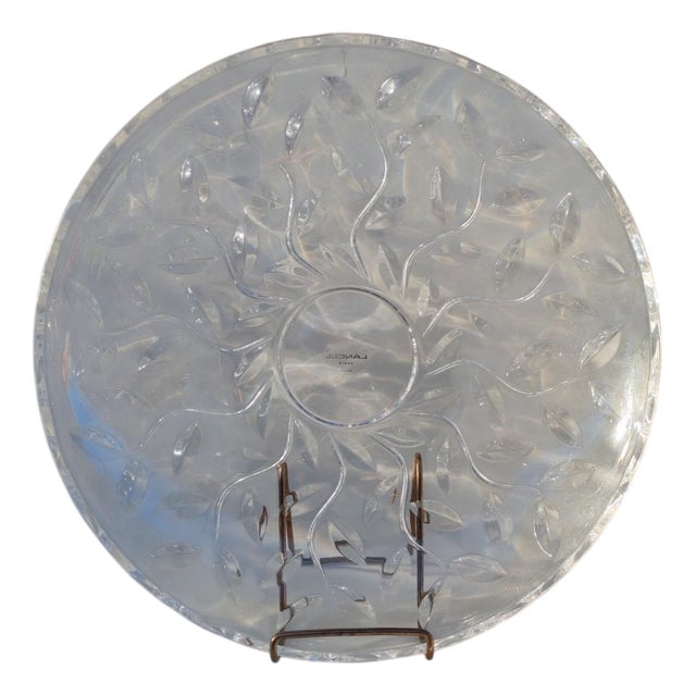 Lancel Paris Crystal Dish, 1980s For Sale